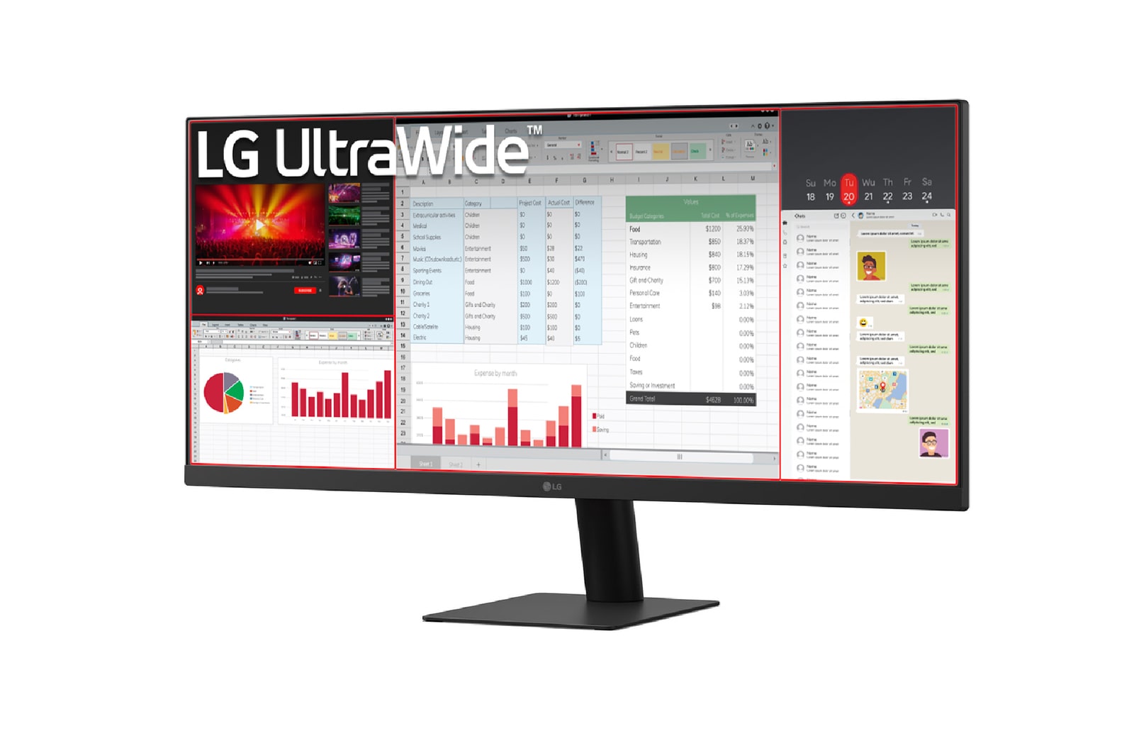 Monitor LG UltraWide 29" WFHD 100Hz